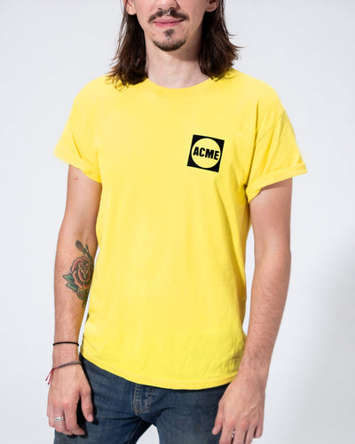 ACME Logo T-shirt, Yellow